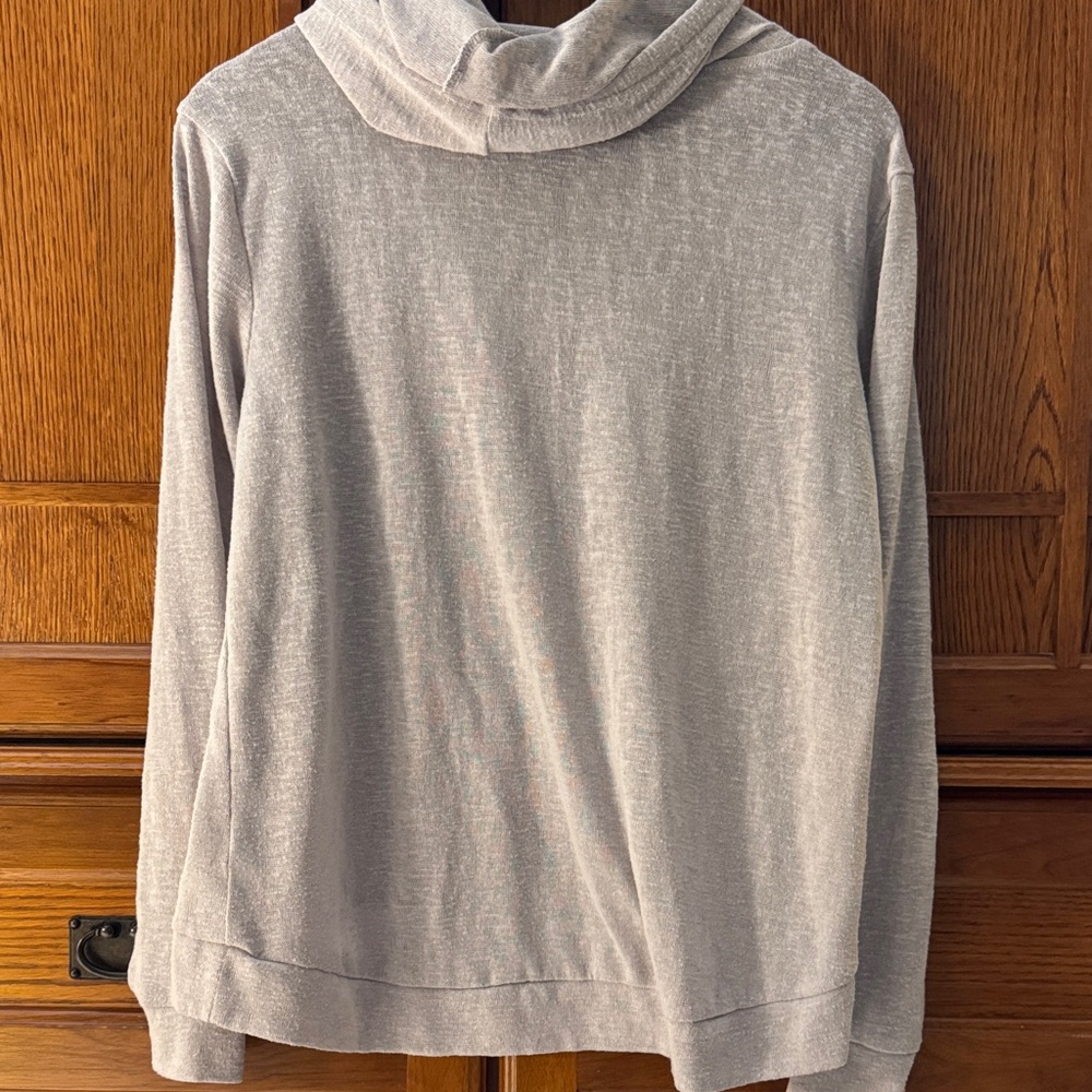 Original Weatherproof Vintage Slub Hoodie Lightweight Relaxed Pullover Basics - Picture 3 of 6